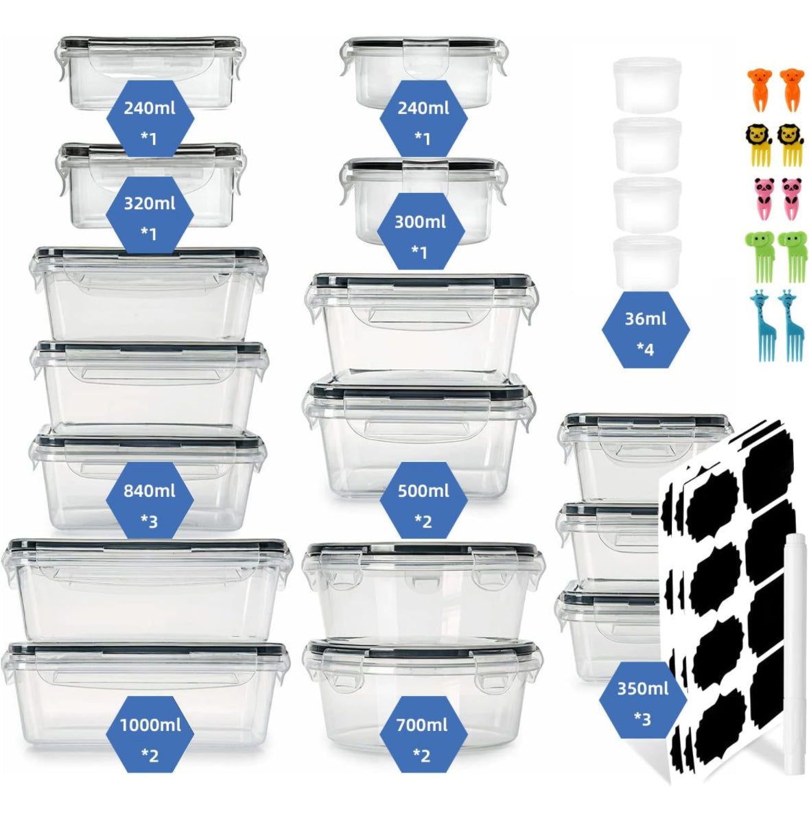 Fullstar 24 pack containers