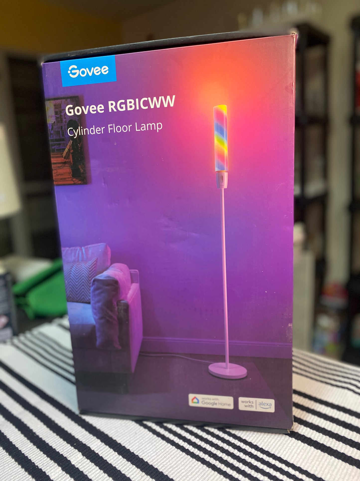 Govee RGBICWW Cylinder Floor Lamp