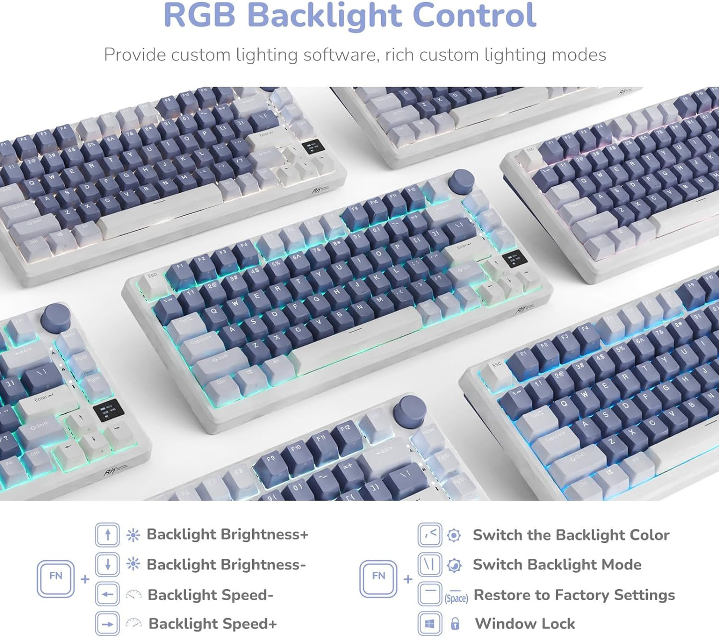 Teclado Mecánico Gamer RK Royal Ludge m75