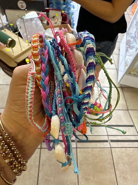 Pulseras de colores