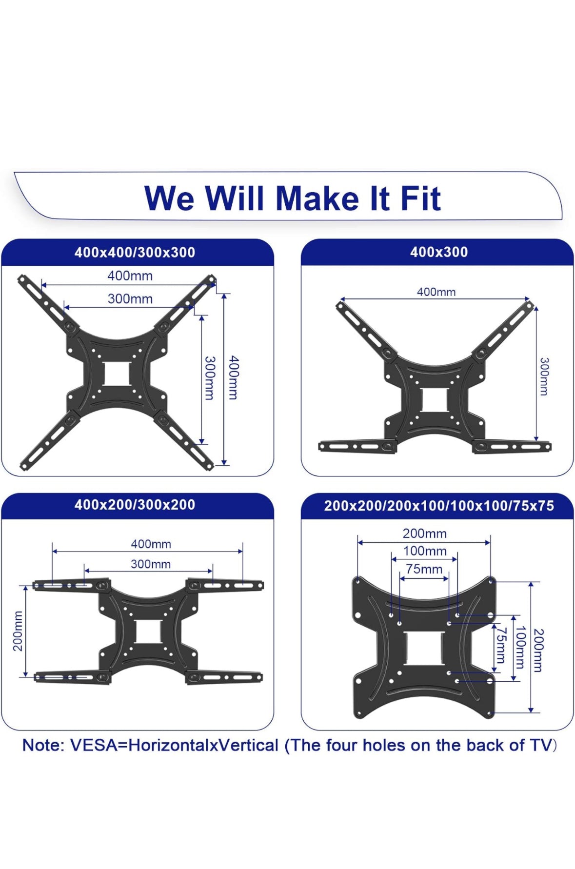 Full Motion TV mount