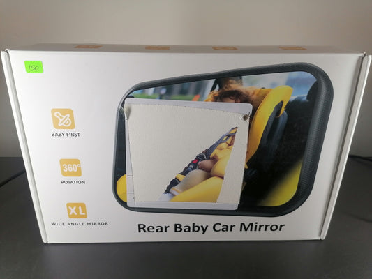 Rear baby car mirror