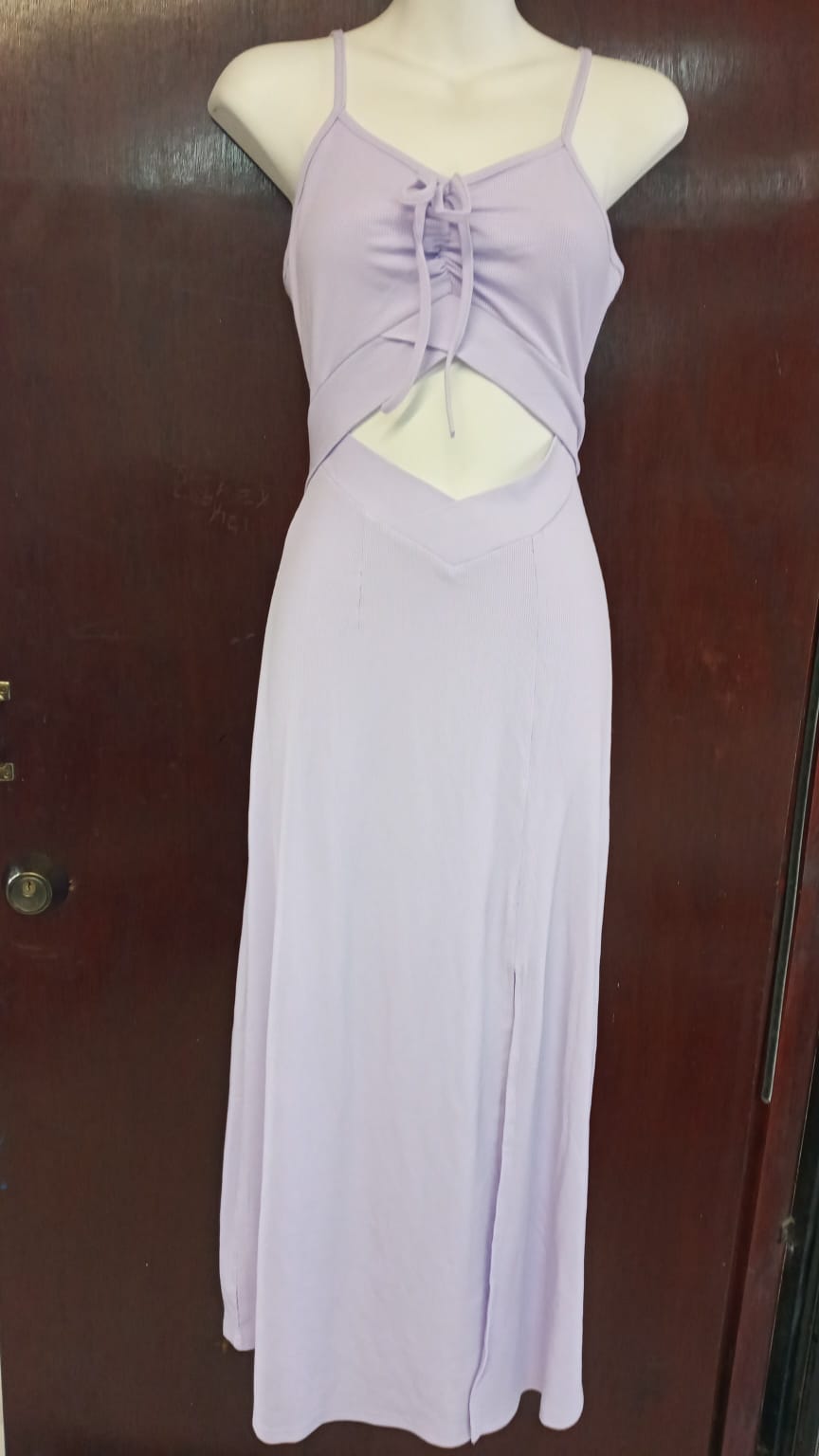 Vestido morado talla M