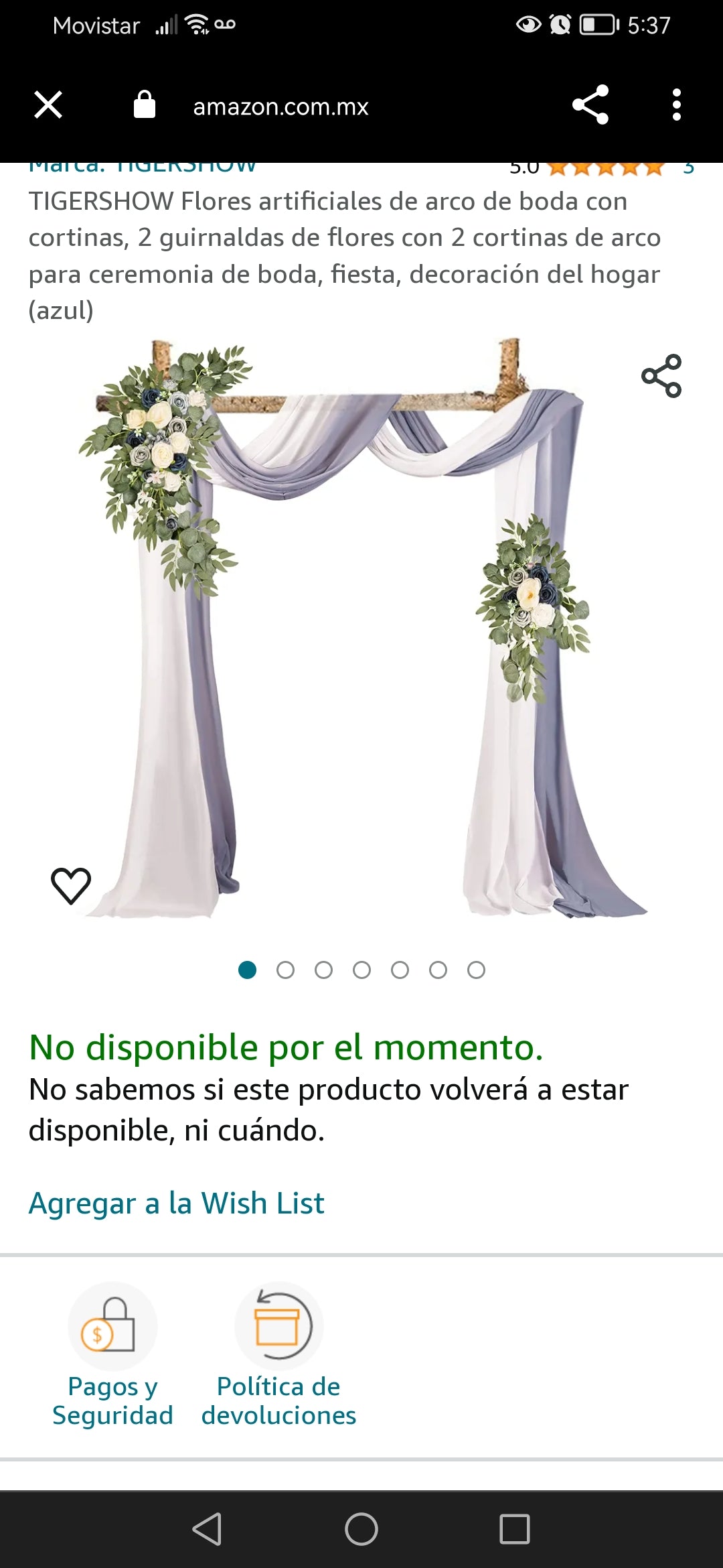 Flores artificiales para decoración