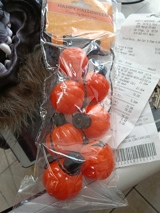 Collar de calabazas Halloween