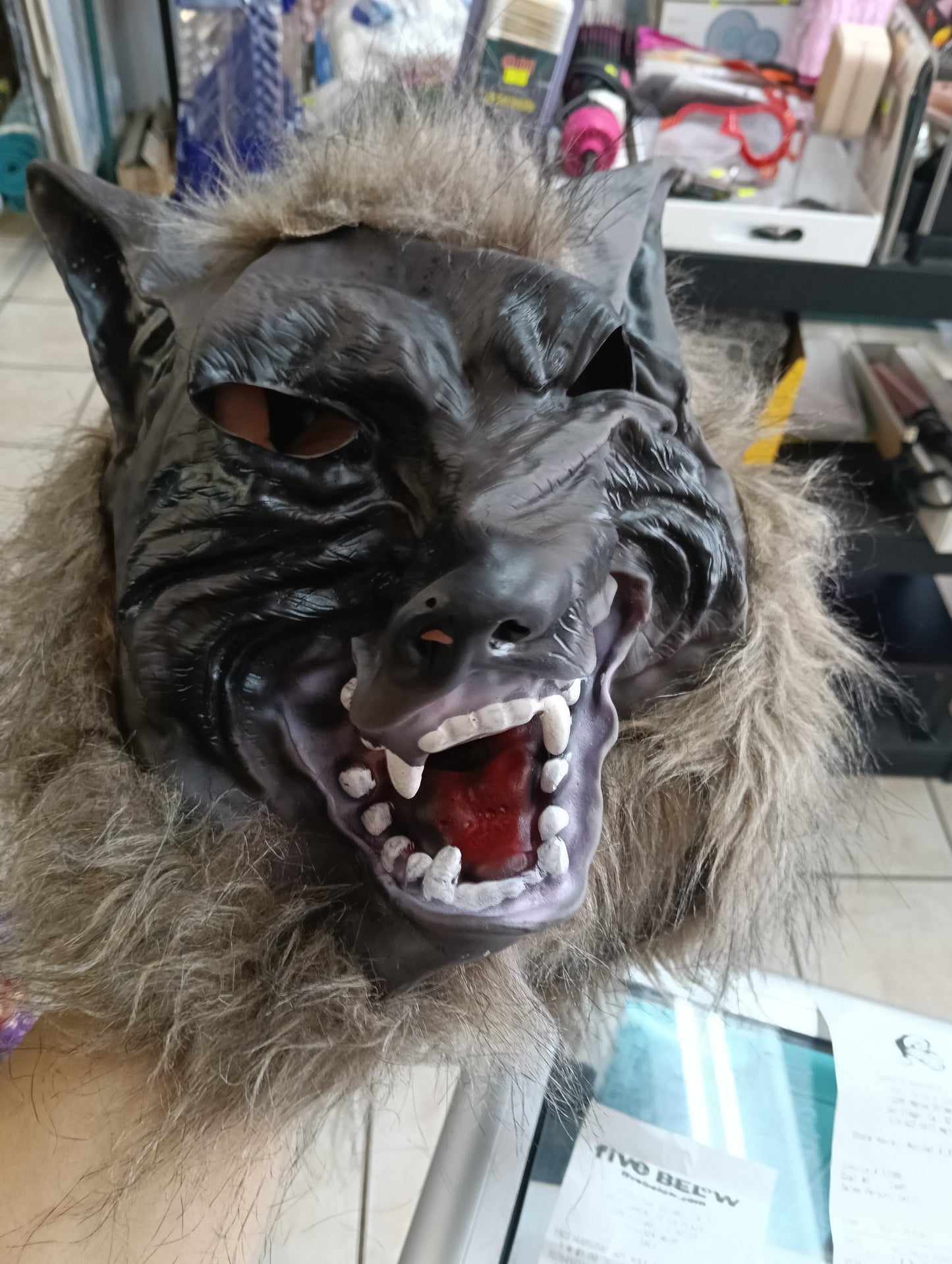 Mascara de lobo Halloween