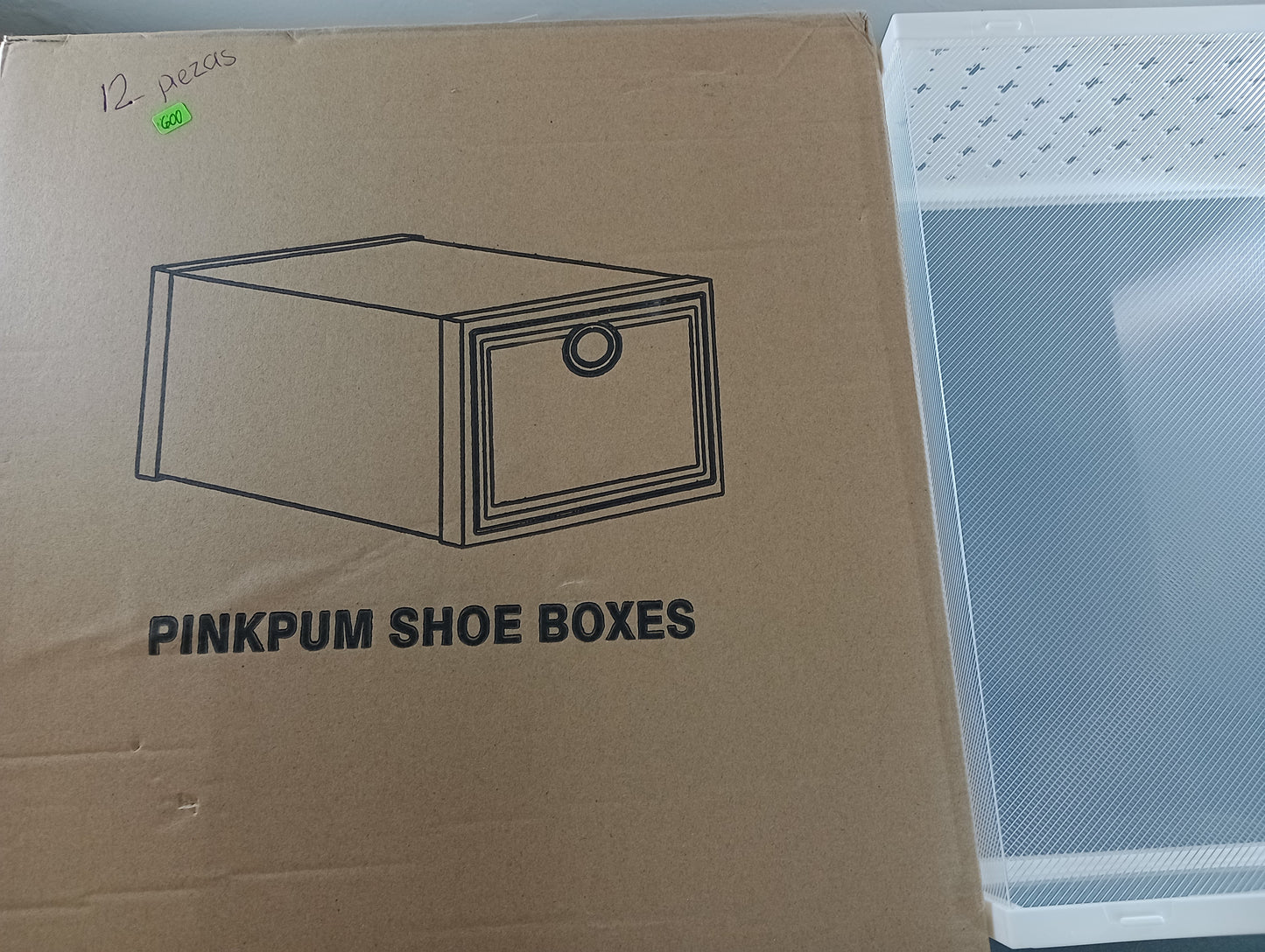 Cajas para zapatos 12 pack